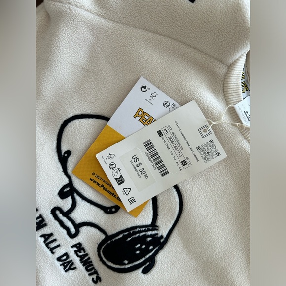 NWT Zara Baby Snoopy Sweater - Picture 4 of 6